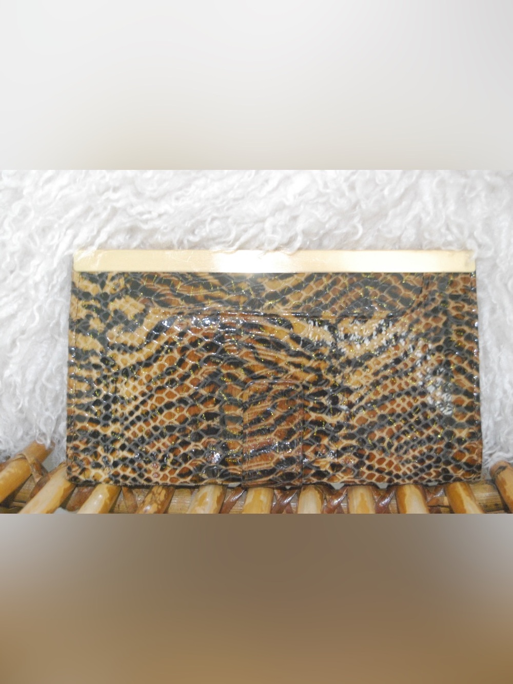 HOBO Tiger Snake-Print Reptile Hide